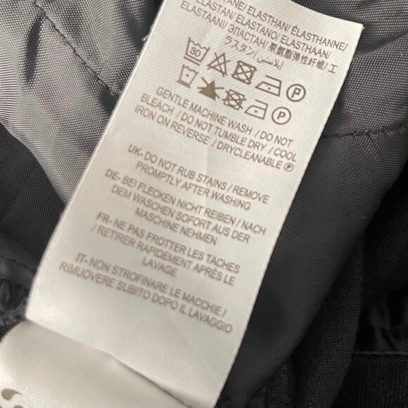 Boden Womens 14R Black Flare Leg Trousers Wide Leg Pants Retro Style - FLAWED - Picture 7 of 11